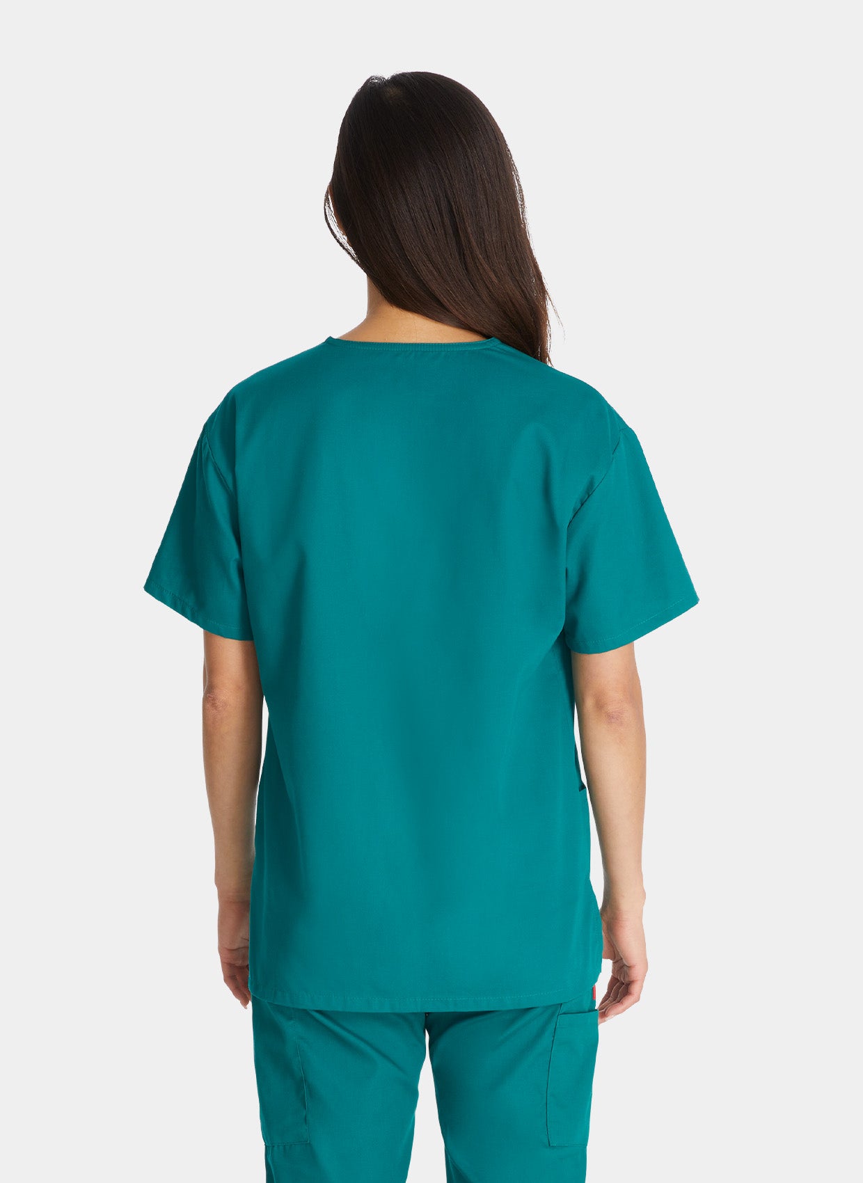 Dickies EDS Signature V-Neck Scrub Top DKE86706-Hunter-Back