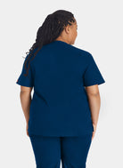 Dickies EDS Signature V-Neck Scrub Top DKE86706-Navy-Back