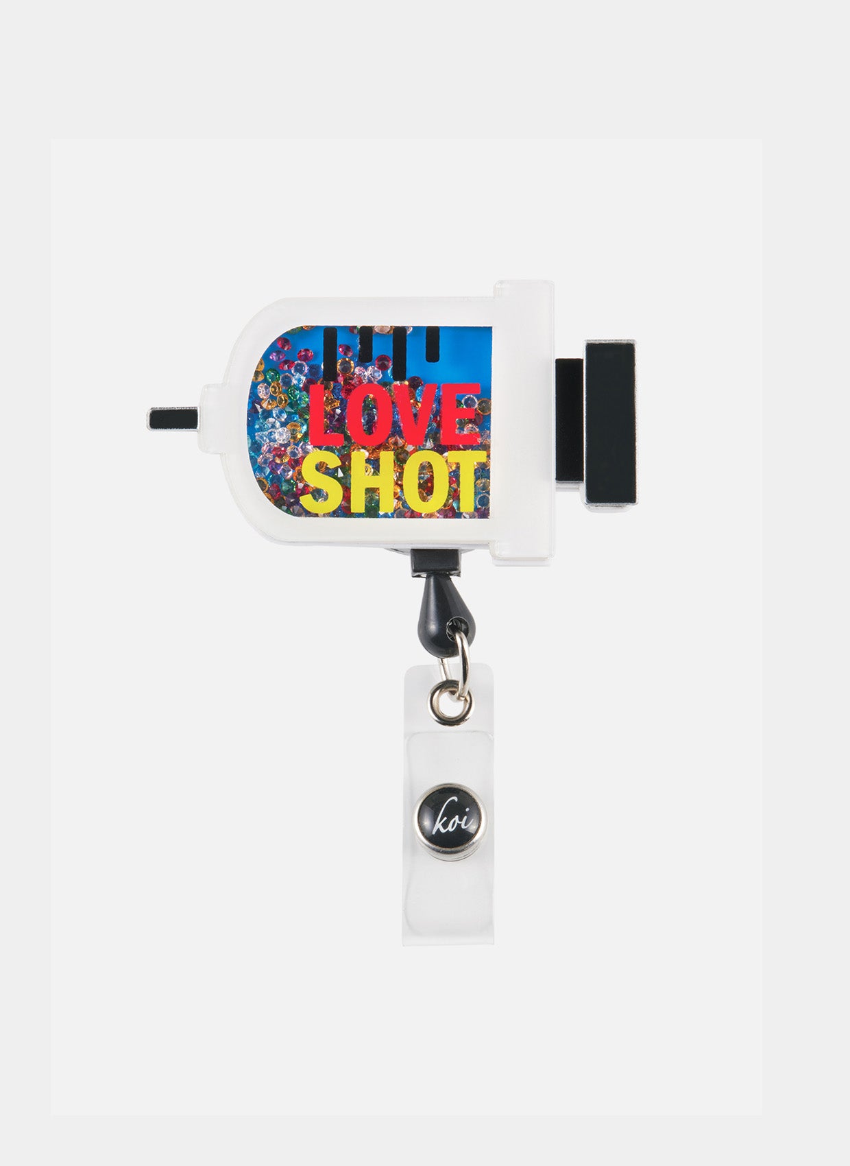 Koi Retractable Badge Reel - Love Shot