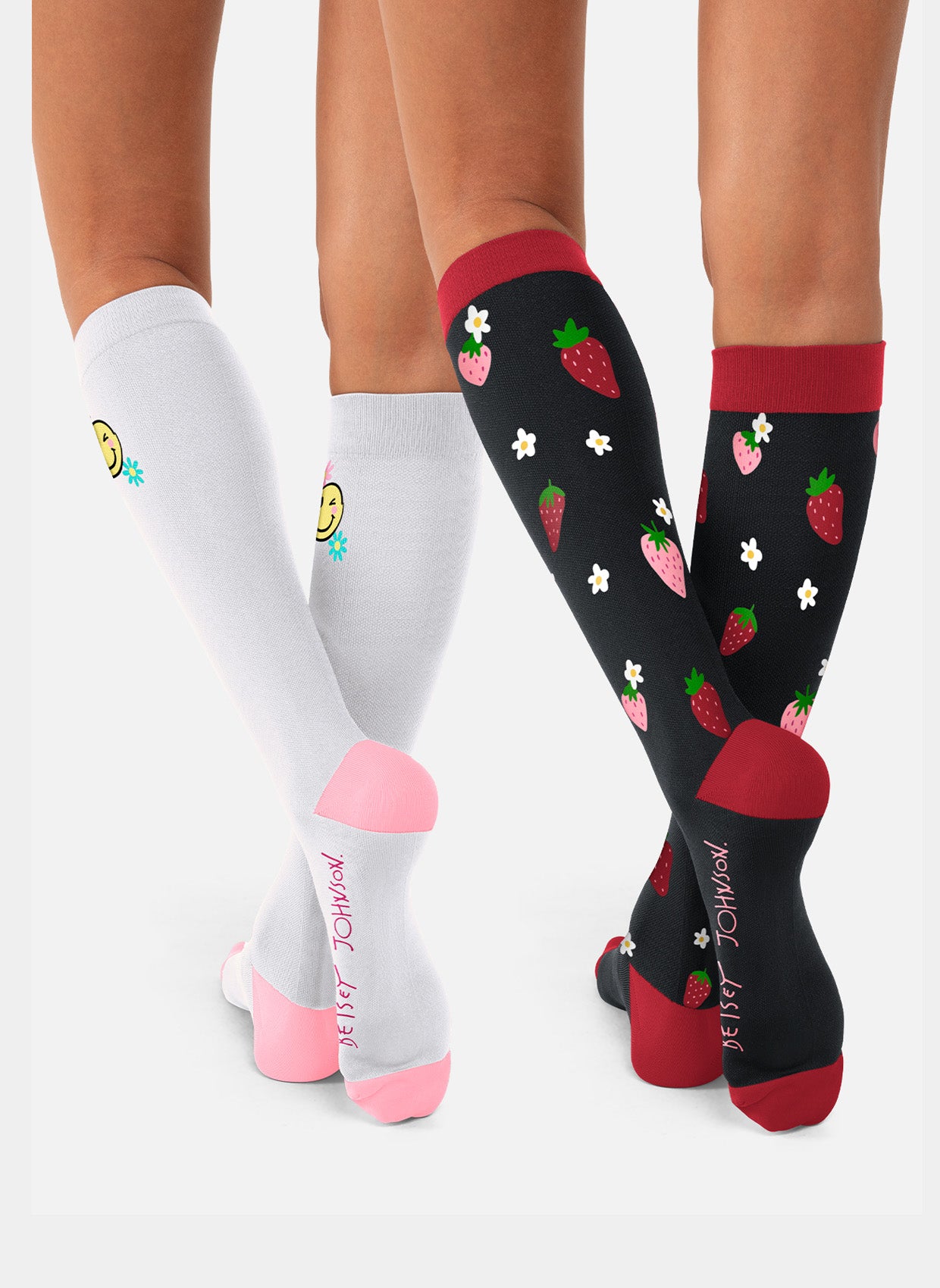 Koi Betsey Johnson Compression Socks - Berry Happy