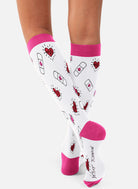 Koi Betsey Johnson Women's Compression Socks - Love and Care (2 pack)