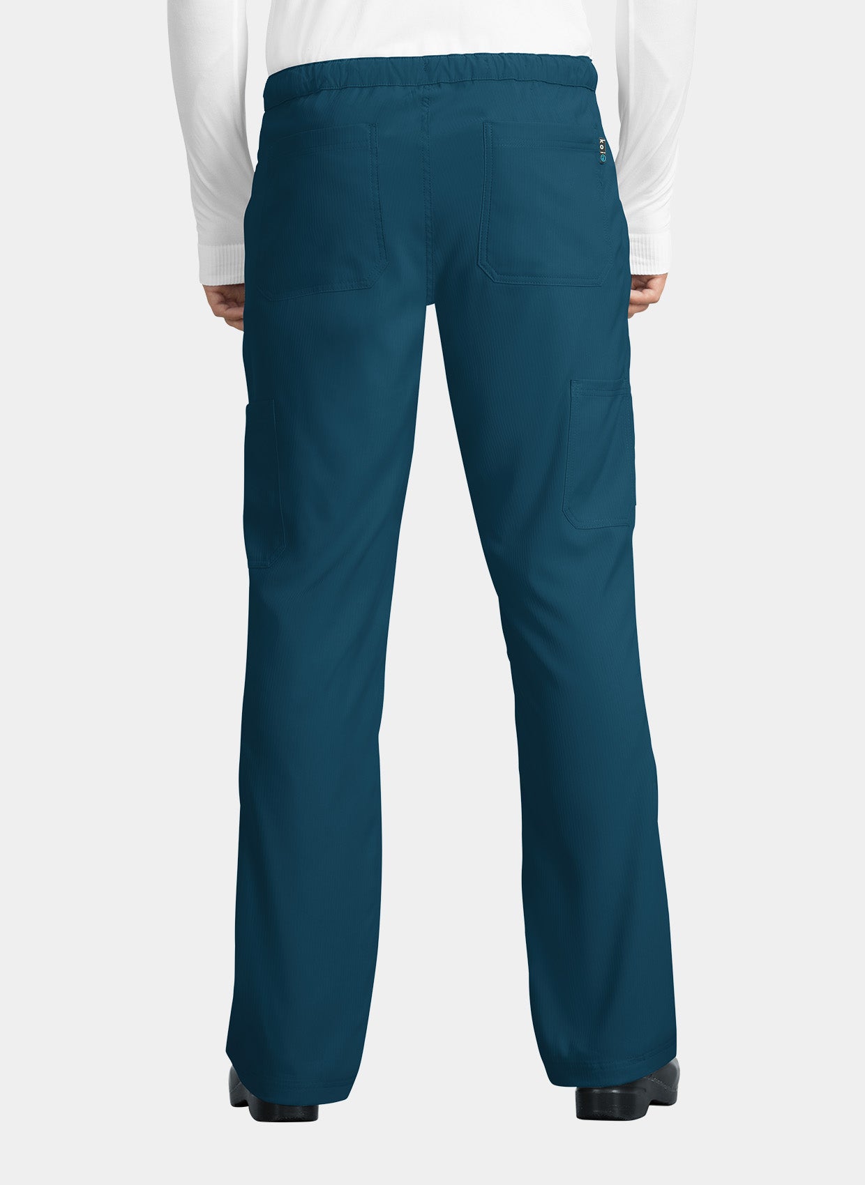 Koi Lite Discovery Scrub Trousers - Caribbean - Back 