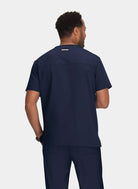 Koi Next Gen Free To Be Scrub Top - Navy - Back