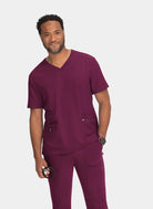 Koi Next Gen Free To Be Scrub Top-Wine