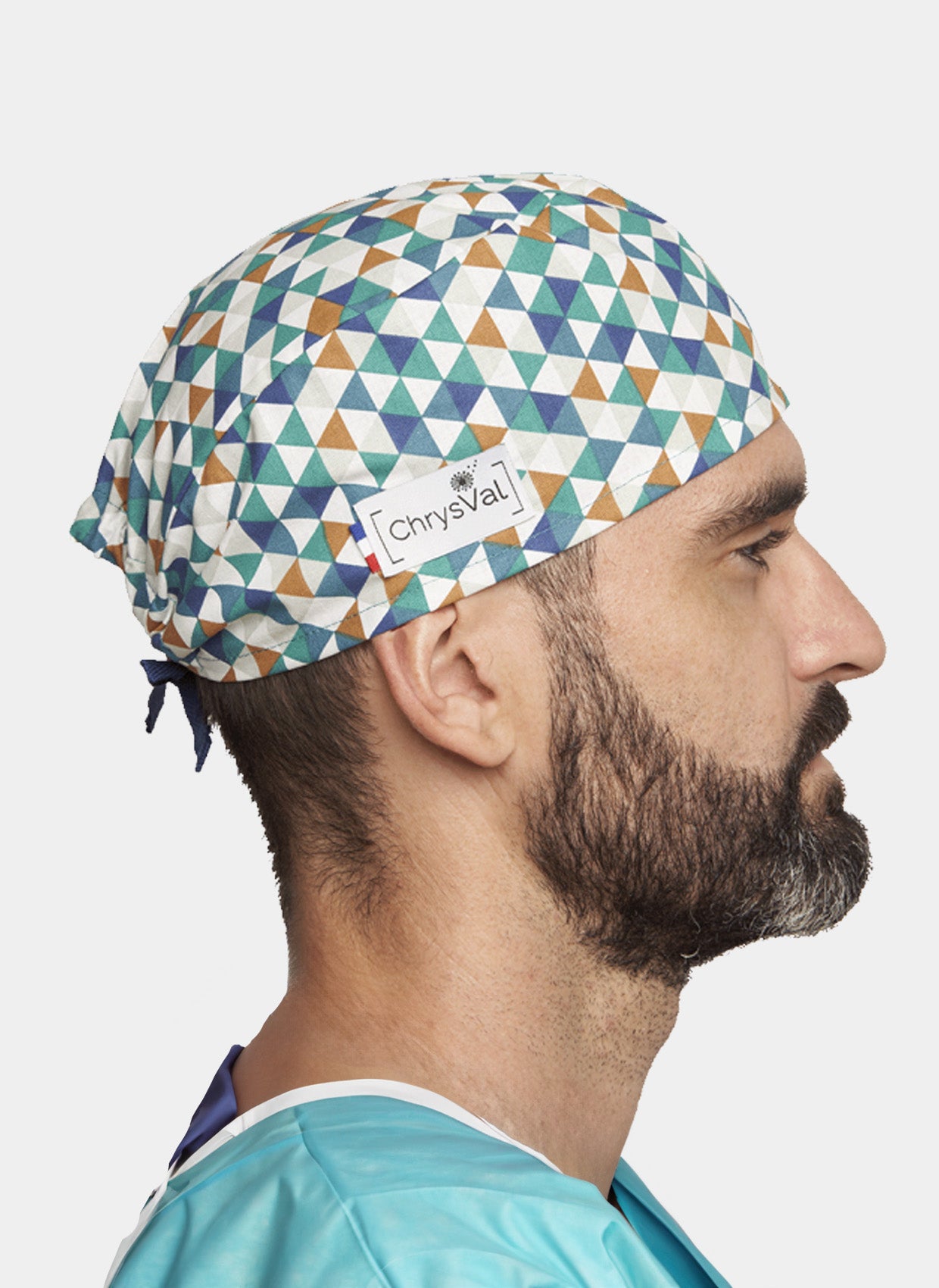 ChrysVal Short Scrub Hat - Scandinavian Blue - Men