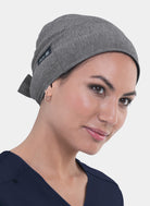 Koi Unisex Scrub Hat - Heather Grey - Women