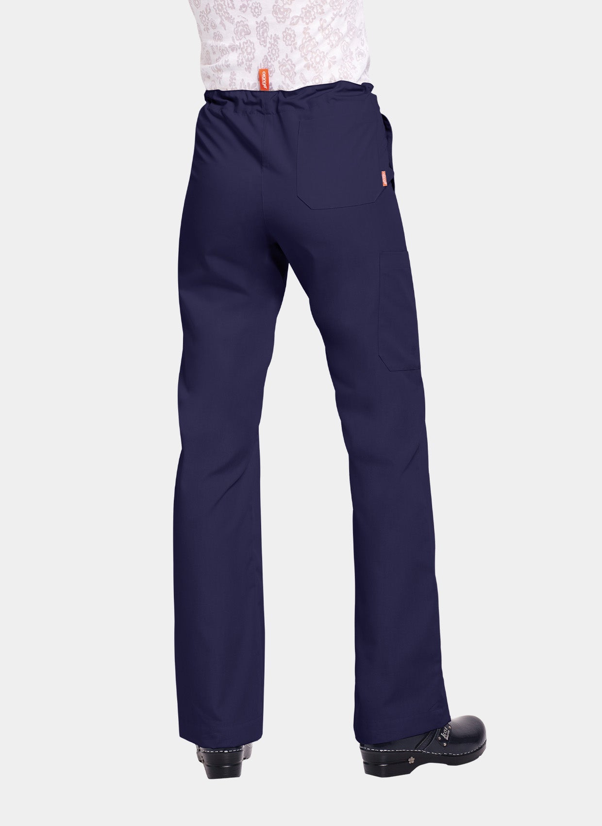 Orange Standard Unisex Huntington Scrub Trousers-Navy-Back