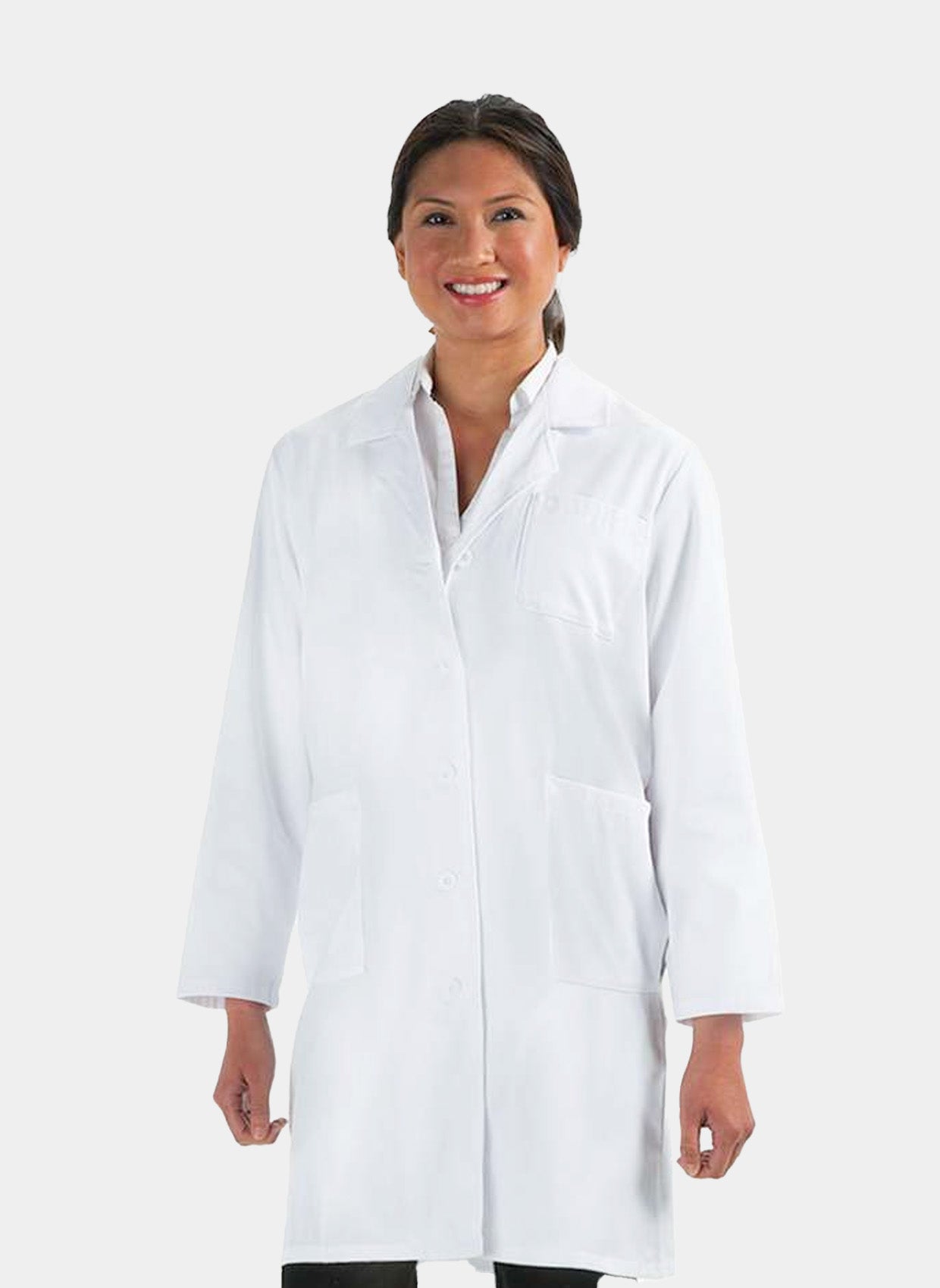 Prestige White Unisex Lab Coat - Women