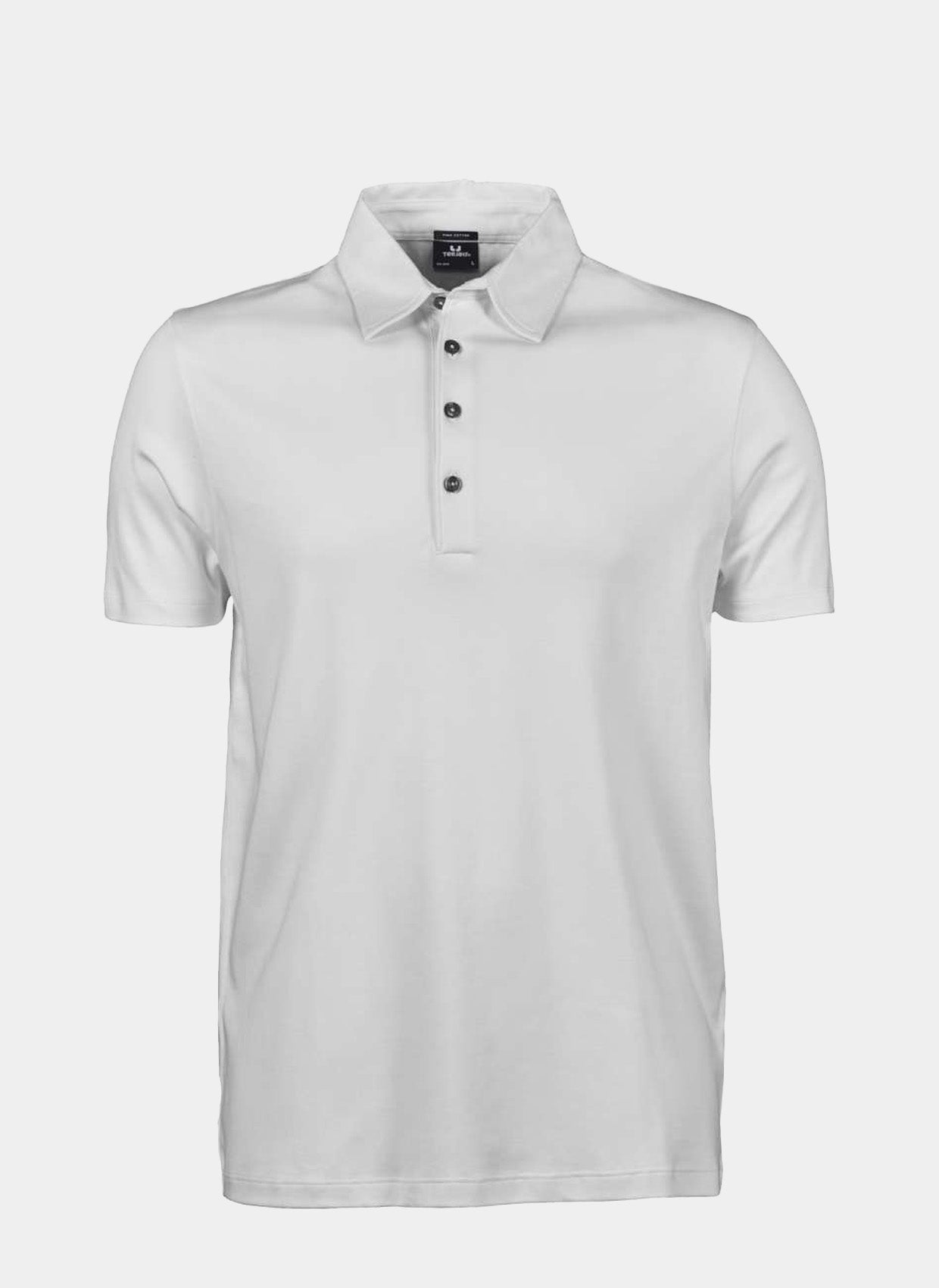 Tee Jays Pima Cotton Unisex Polo Shirt - White - zoom