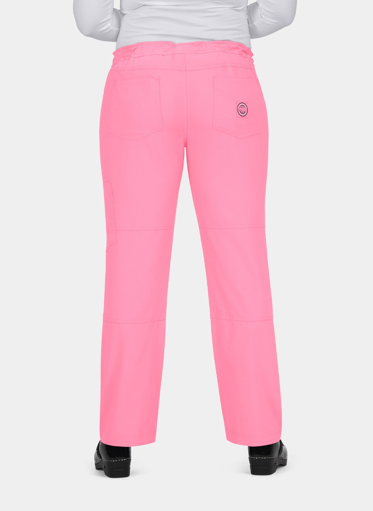 Koi Lite Peace Scrub Trousers - Peony Pink - back 