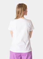 HappyFIT Lily Scrub Top - White - back