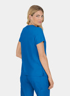 Koi Basics Becca Scrub Top - Royal - Back