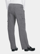 Koi Basics Holly Scrub Trousers - Heather Grey - Back 