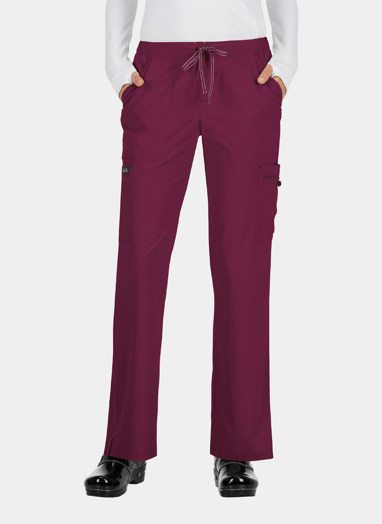 Koi Basics Holly Scrub Trousers - Wine 