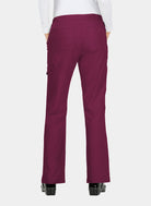 Koi Basics Holly Scrub Trousers - Wine - Back 