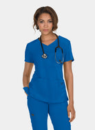 Koi Basics Katie Scrub Top - Royal 