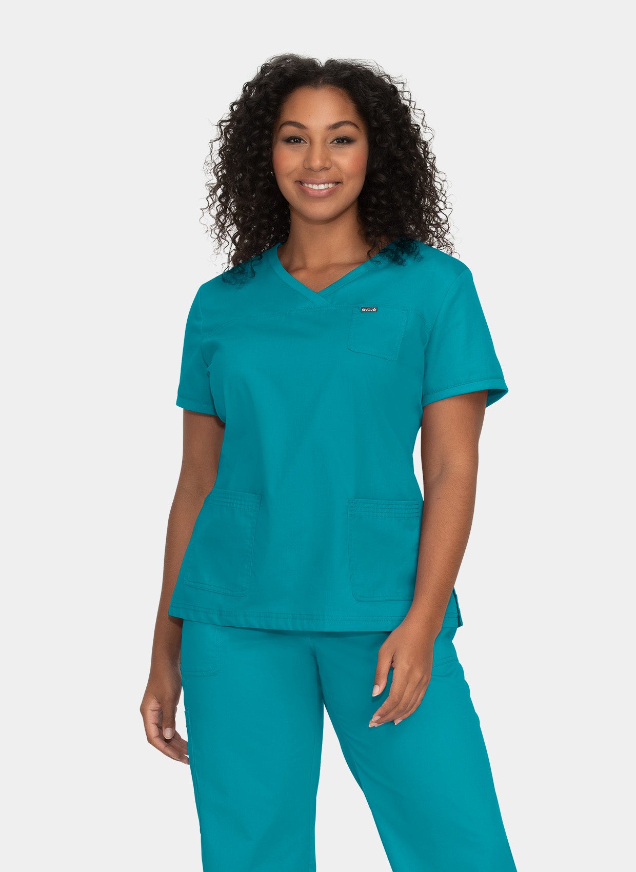 Koi Classics Nicole Scrub Top - Turquoise