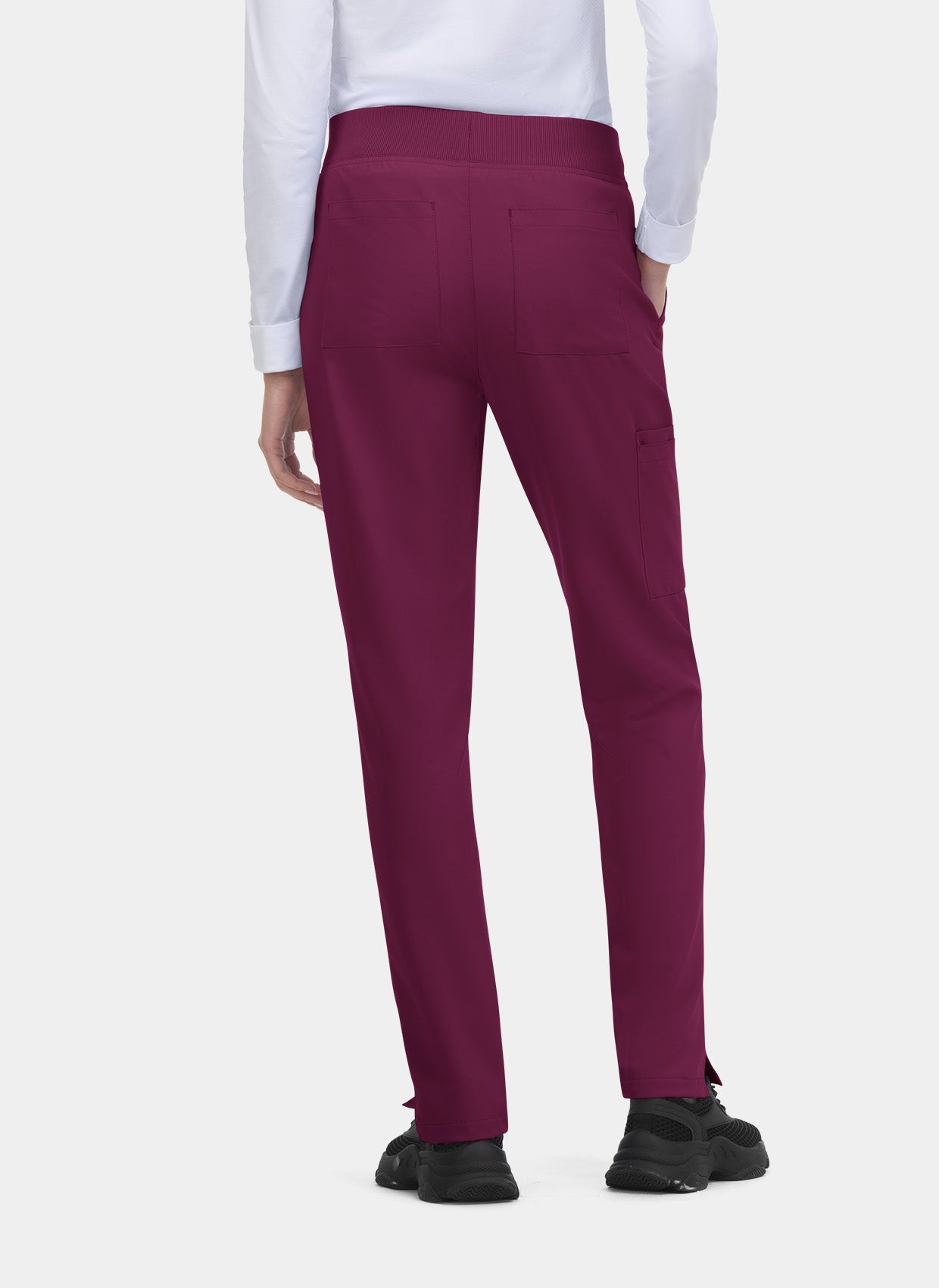 Koi Cureology Atria Scrub Trousers - Wine - back