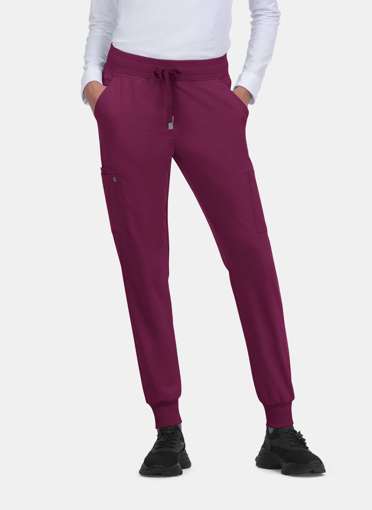 Koi Cureology Pulse Scrub Joggers - Wine