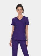 Koi Lite Philosophy Scrub Top - Grape 