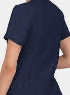 Koi Lite Philosophy Scrub Top - Navy - Back