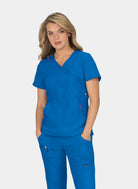 Koi Lite Philosophy Scrub Top - Royal 