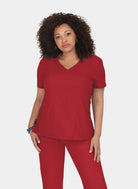 Koi Lite Philosophy Scrub Top - Ruby 