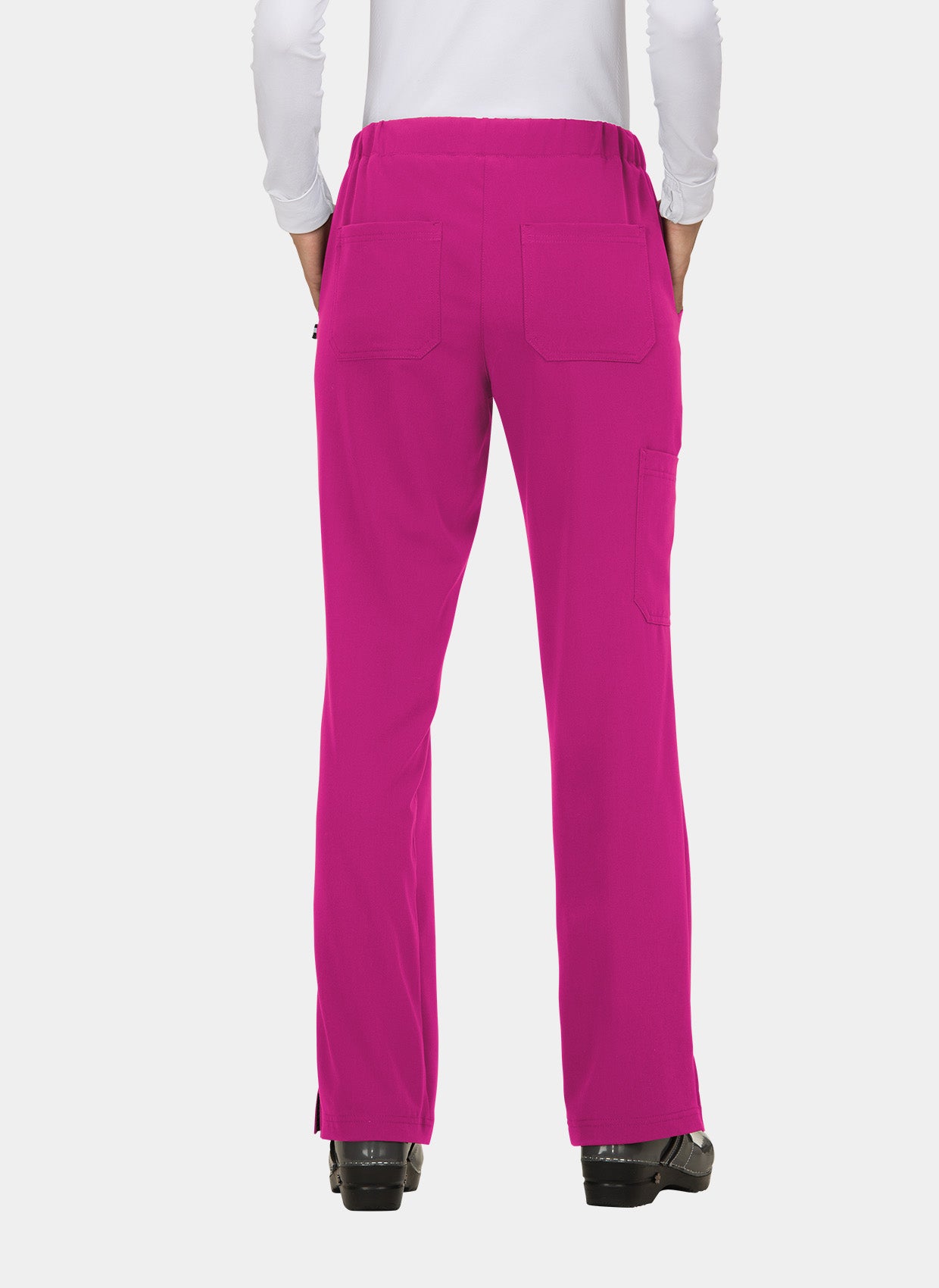 Koi Next Gen Everyday Hero Scrub Trousers - Azalea Pink - back