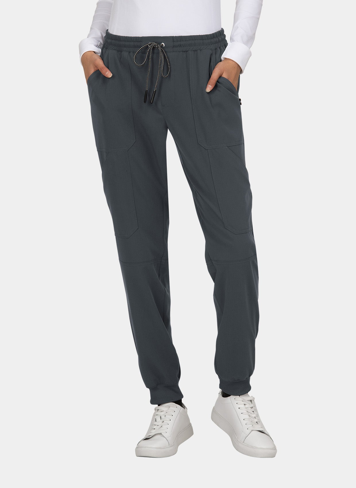 Koi Next Gen Good Vibe Scrub Joggers-Charcoal