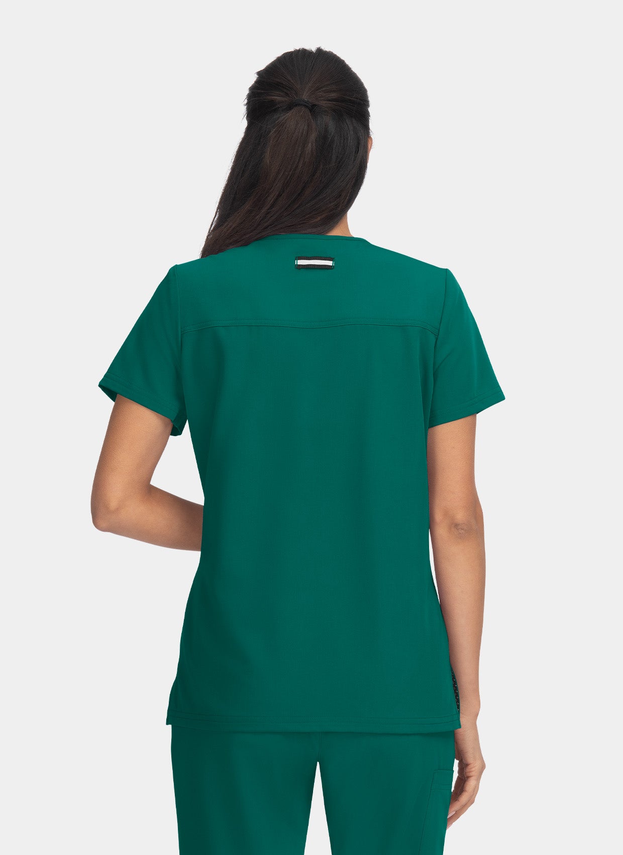 Koi Next Gen Hustle And Heart Scrub Top - Hunter - Back