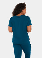 Koi Next Gen Ready To Work Scrub Top- Caribbean- Back