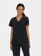 Koi Next Gen Ready To Work Scrub Top- Black