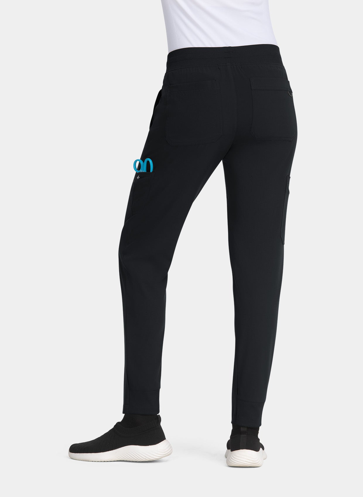 Koi Next Gen Smart Daily Scrub Joggers - Black - back