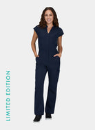 Koi Solis Anja Scrub Jumpsuit - Navy