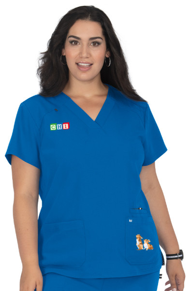 San Antonio SPURS NBA Nurse Scrubs Top Mens Employee Uniform Shirt Sz S